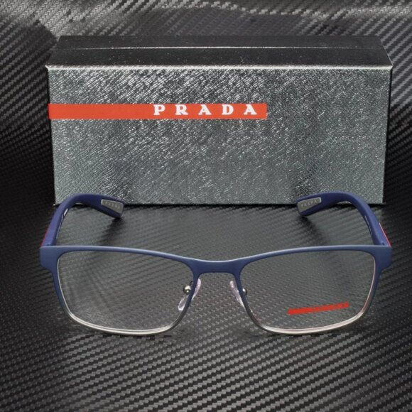 New Prada 55mm Men's Demo Eyeglasses With Full Box - Picture 3 of 4